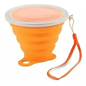 Vaso Portátil De Silicona Plegable Re Ut