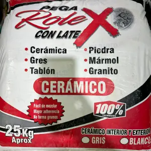 PEGANTE CERAMICO x 25 kg GRIS