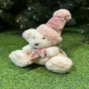 MUÑECO DE NAVIDAD OSO SENTADO