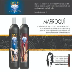 alisado gold diamond marroqui 2p 250ml