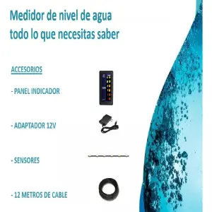 Medidor de nivel de agua para tanques