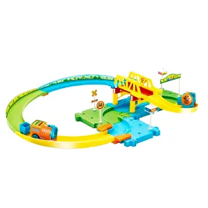 Pista Tren Set Armable Interactiva Movim