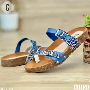 SANDALIA CANOA DE CUERO