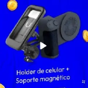 Holder mo+soporte magnetico para celular
