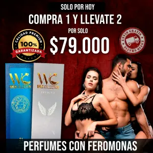 Perfume de Feromonas Wild 25: Doble Atracción - Perfume de feromonas 2x1 Wild 25