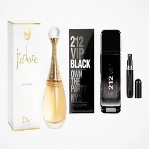 PROMO DUO JADORE 212 VIP BLACK