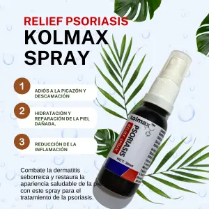 SPRAY ALIVIO PSORIASIS KOLMAX: Adiós a la Picazón - SPRAY ALIVIO PSORIASIS