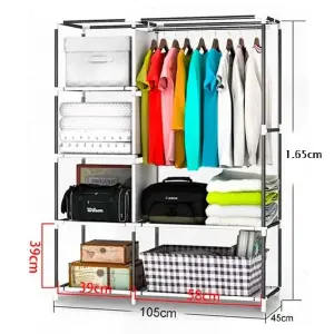 Armario Ropero Vestidor Organizador GY00: ¡El Orden Perfecto para Tu Ropa! - Armario Ropero vestidor Organizador GY00
