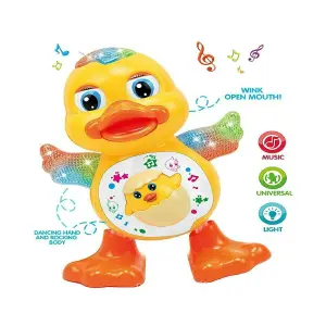 Pato Bailarín Con Luces Y Música