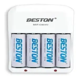 Cargador Baterias Recargables + 4 Bateri
