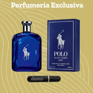 Polo blue + perfumero