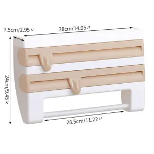 Organizador Dispensador Papel Aluminio