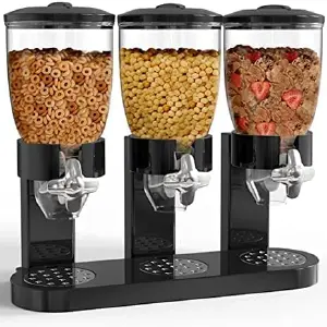 Dispensador De Cereal Triple Recipiente