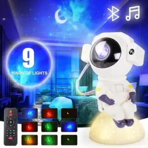 PROYECTOR DE ASTRONAUTA 3 EN 1