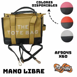 BOLSO MUJER TOTE BAG COMBINADO