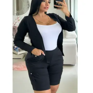 conjunto de blazer negro
