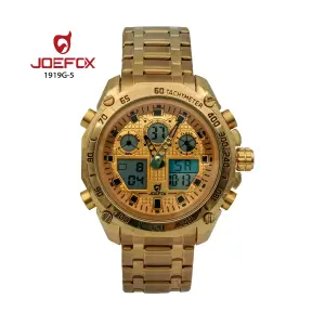 1919G-5 JOEFOX METÁLICO DORADO HOMBRE -