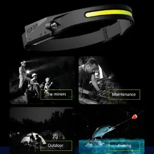 LINTERNA FRONTAL LED RECARGABLE