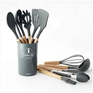 Set De Utensilios De Cocina En Silicona