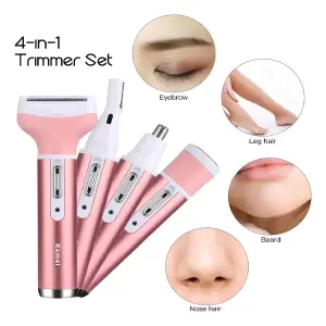 Afeitadora Eléctrica 4 En 1 Para Mujer: