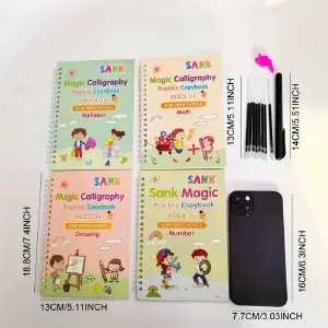 libros magicos de caligrafia en 3d
