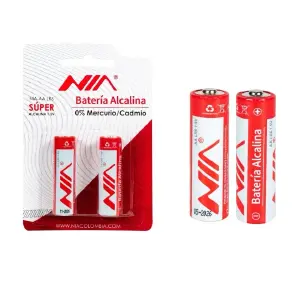 Batería Alcalina Doble A  Nia LR6