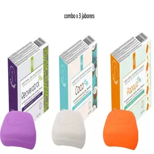 COMOBO X3 jabones para hidratacion