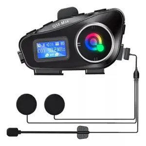 Intercomunicador Para Casco Moto Fm Blue