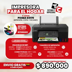 Impresora CANON PIXMA G3170