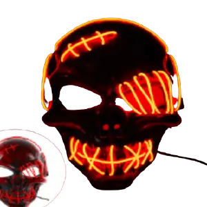 Mascara Calavera Luminosa