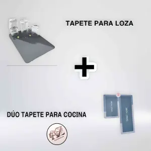 COMBO TAPATE LOZA + DUO TAPETE COCINA
