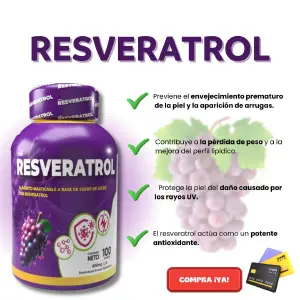 resveratrol x 100 tabletas con invima