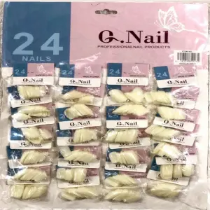CARTON UÑAS POSTIZAS PARA MANOS X24
