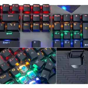 Combo teclado gamer mecánico JG-609