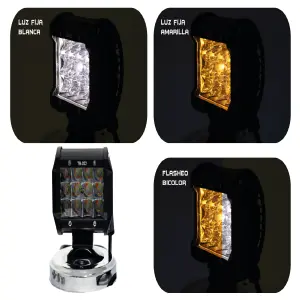 EXPLORADORA CUADRADA DE 12 LED PAR WY