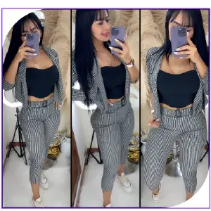 P.M Conjunto Broche Con Bleizer