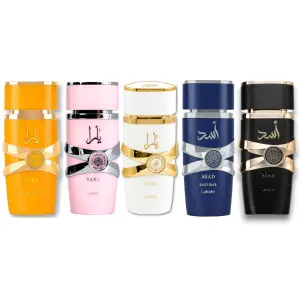 KIT 5 PERFUMES LATAFFA 100 ML LLEVA 5