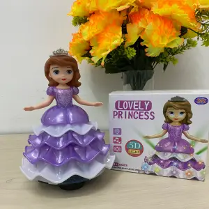 Muñeca armable bailarina con luces.