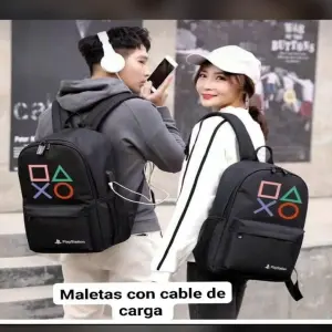 maleta escolar PlayStation con cable