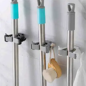 Colgador Adhesivo Para Escobas