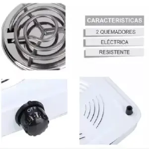 Estufa Eléctrica 2 Puestos