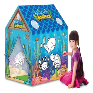 Carpa Coloreable Animales Para Jugar