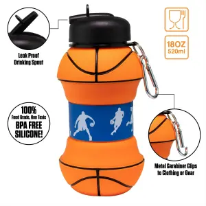 Botella de silicona balon 550ml