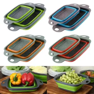 Escurridor plegable para lavado de fruta
