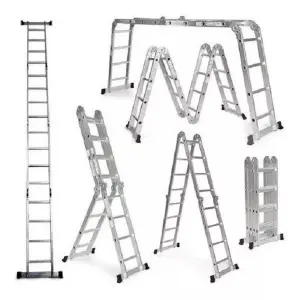 Escalera multiformas 16 pasos aluminio