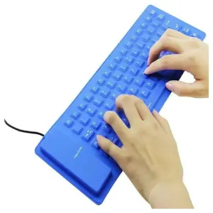 Teclado flexible USB siliconado