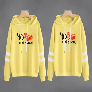 Buzo, Buso Hoodie ESPOSOS PAREJA BL