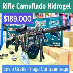RIFLE CAMUFLADO HIDROGEL RECARGABLE 228B