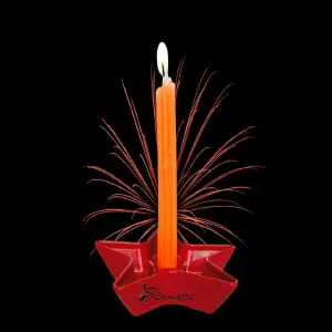 PORTA VELA SOPORTE VELA NAVIDEÑAS 5 UND