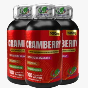 Cramberry x 100 softgels x 3 Unid